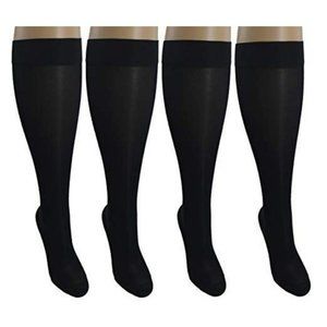 4 Sheer Pair Large/X-Large Ladies Compression Sock - image 1